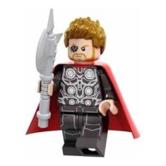 Boneco Blocos De Montar Thor Marvel Vingadores