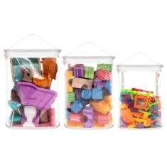 Organizador de Brinquedos - BLOCOS - Momis Petit, branco