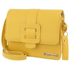 Bolsa Feminina Transversal Flap Tiracolo Alça Ajustável Moda - Selfie 