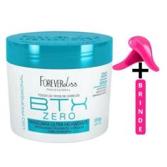 Máscara BTX Volume Zero Forever Liss 250g + escova desembaraçadora, Ro