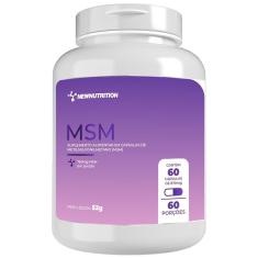 MSM 750mg - 60 Cápsulas NewNutrition-Unissex