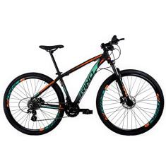 Bicicleta Aro 29 Rino Everest Color 24v Freio Hidraulico Cambios Shimano Altus (Laranja/Verde, 15)