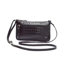 Bolsa Transversal Mini Pequena Tiracolo Feminina Lateral Couro 