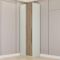 Guarda-Roupa Solteiro Modulado Seletto 1 Porta Areia/Jequitibá - Henn