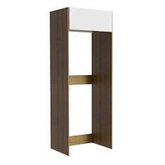 Porta Geladeira Madesa Stella 1 Porta Basculante - Rustic/branco