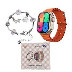 Relogio Smartwatch Series 9 Mini AMOLED 5 Pulseira 41mm GPS NFC Mult-F