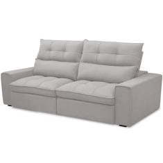 Sofá Retrátil Reclinável Para Sala de Estar Living 210cm Dimas F04 Vel