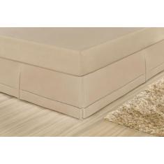 Saia Para Cama Box Bia Casal King Cáqui - Home Fernandes