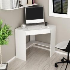 Escrivaninha de Canto 1 Gaveta ME4169 Tecnomobili, Branco