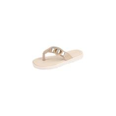 Chinelo Infantil Menina Tira Laço Coração Dourado - Raniel Calçados, 2