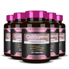 5x COLAGENO VERISOL + CALCIO HF SUPLEMENTS 60CAPS 1750MG - HF SUPLEMEN