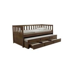 Bicama Perola 3 Gavetas Castanho - Bedroom