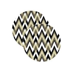 Sousplat Chevron Dourado - NSW, com base, 2 Peças
