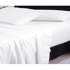 Lençol Casal 4 Peças Percal 400 Fios 100% Algodão - Outcasa confecções