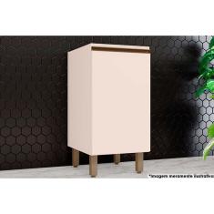 Balcão de Cozinha Modulado Connect 1 Porta s/Tampo 40x52x81cm Off White - Henn