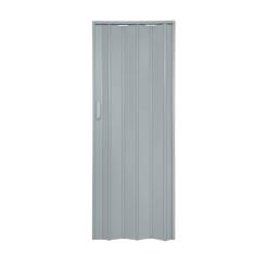 Porta Sanfonada 210x72cm Bariri Pvc Cinza Granizo