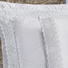 Jogo De Cama Lençol King Classico Grippir 400 Fios - Branco