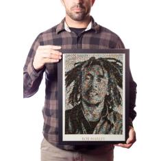 Quadro Decorativo Bob Marley Reggae Music Tamanho Grande