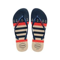 Chinelo Havaianas Slim Nautical 4137125 33/40-Feminino