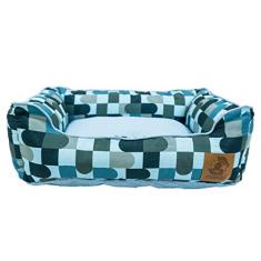 Cama Para Cachorro Mabuu Pet - Abstrato Azul - G