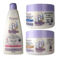 Kit Arvensis Infantil Ativador Mascara 2X1 Geleia Suave