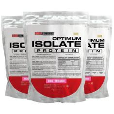 Kit 3X Optimum Isolate Whey Protein 900G - Bodybuilders