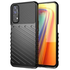 Capas para Realme 7.Caso básico,Botão de pressão flexível / 360 ° Proteção completa,Sensação arenácea