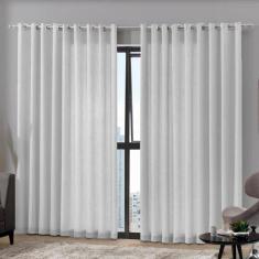 Cortina Duplex Mônaco 5,40X2,30M Branco - Bella Janela
