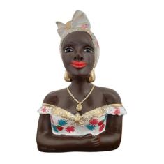 Boneca Namoradeira Laço Busto Decoração Enfeite Janela Sacada Varanda 