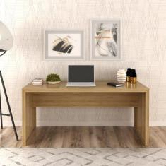 Mesa para Escritório 163cm ME4109 - Tecno Mobili, Amêndoa