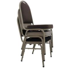 Kit com 3 Cadeiras Empilháveis para Auditórios Linha Hotel - Design Of
