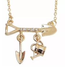 Colar Cordão Gargantilha Jardinagem Folheado