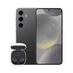 Smartphone Samsung Galaxy S24 5G Preto 256GB, Tela 6.2", 8GB RAM, Inteligência Artificial, IP68, Exynos 2400 + Fone de Ouvido Galaxy Buds FE - Grafite