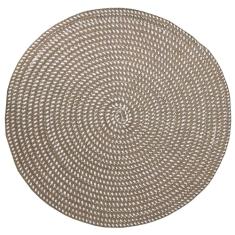 Tapetes de área redondos feitos à mão, para sala de estar, quarto, estúdio, cadeira de computador, tapete de base redondo, tapete de elevação, cesta giratória, tapete de mesa de café