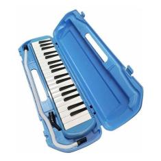 Escaleta Piânica Csr 37 Teclas Azul Com Case Bocal Mangeira