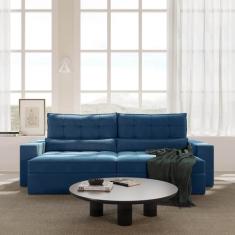 Sofá Retrátil e Reclinável 4 Lugares 270cm Embaúba Extra CabeCasa Made