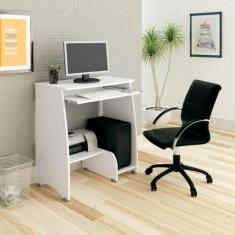 Mesa Para Computador Artely Pixel Cor Branca, Branco