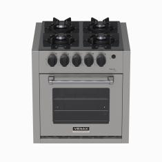 Fogao de Embutir 4 Bocas Venax Gaudi Line Inox Gas Glp