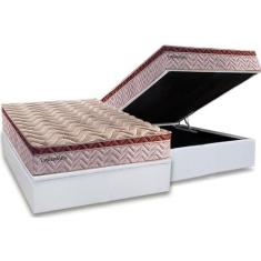 Cama Box Baú Casal: Colchão Molas Ensacadas Paropas MasterPocket Esplê