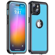 ZWWADR Capa impermeável para iPhone 15 Plus, proteção de tela integrada [IP68 debaixo d'água][militar à prova de choque] [à prova de poeira] Capa protetora de 360° para iPhone 15 Plus de 6,7 polegadas
