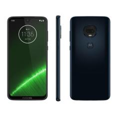 Smartphone Motorola G7 Plus 64Gb Indigo 4G - 4Gb Ram Tela 6,24 Câm. Du