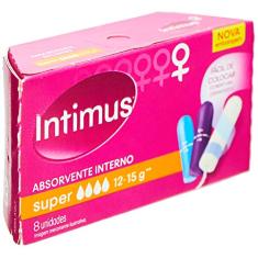 Absorvente Interno Intimus Super 8 Unidades
