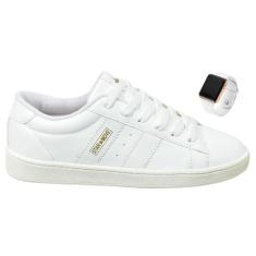 Tênis Casual Star Move com Relógio Feminino Leve Confortável Original,