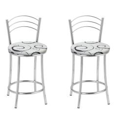 KIT 2 Banquetas Cromadas Bc26-c - E523 - TRE PARONI