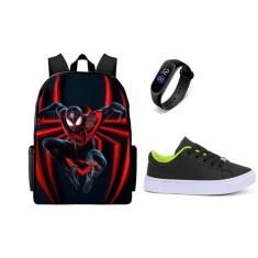 Bolsa masculina Lançamento Mais Tenis Casual E Relogio Digital Led Top