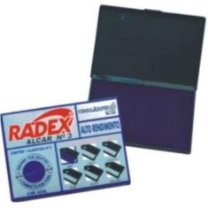 Almofada Para Carimbo Radex No3 Azul