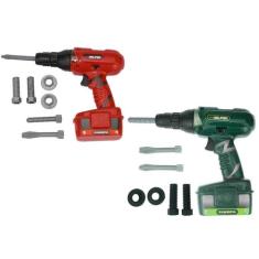 Brinquedo Educativo Infantil Parafusadeira Gira á Pilha Helper Diverti