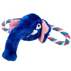 Chalesco Elefante Com Corda Para Cães