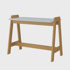 Mesa Escrivaninha Infantil em mdf e Madeira Maciça Sofia