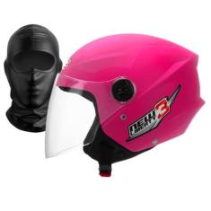 Capacete Aberto Original New Liberty Three 3 Com Balaclava Viseira Cri